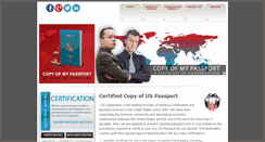Desktop Screenshot of copyofmypassport.com